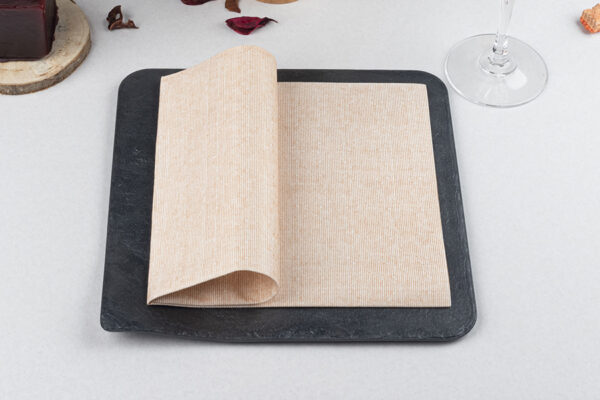 Ref 505001 Tierra SERVILLETA 40X40 LUX   COLORES PLEGADO ¼